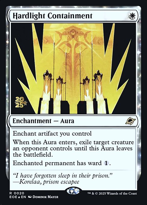 MTG Hardlight Containment PEOE 020s Prerelease Foil