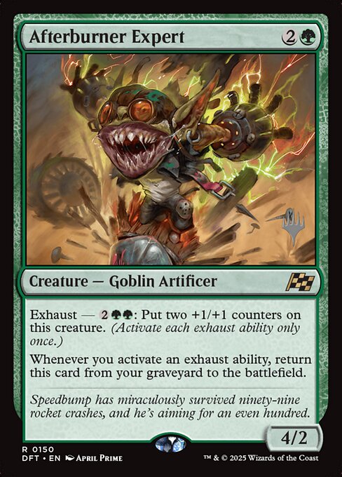 MTG Afterburner Expert PDFT 150p Promo Pack Foil