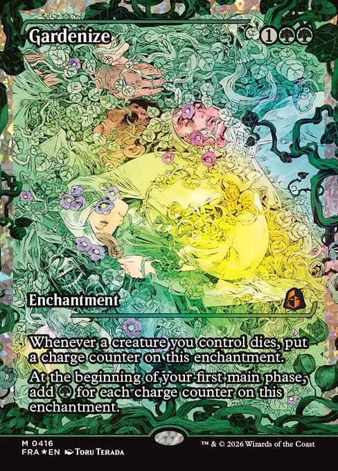 MTG Gardenize FRA 416 Japan Showcase Fracture Foil front