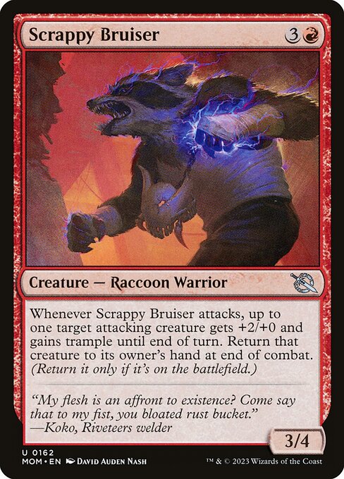 MTG Scrappy Bruiser MOM 162 Regular Nonfoil