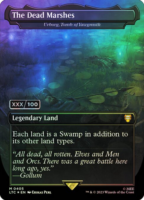 MTG Urborg, Tomb of Yawgmoth LTC 405z Showcase Ring Foil