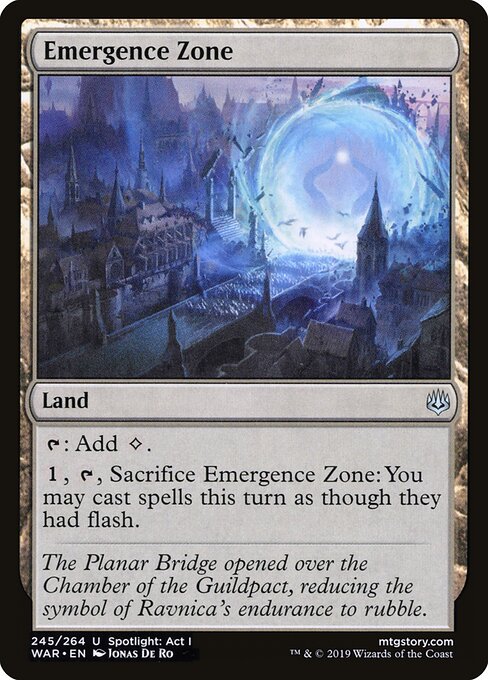 MTG Emergence Zone WAR 245 Standard Foil front