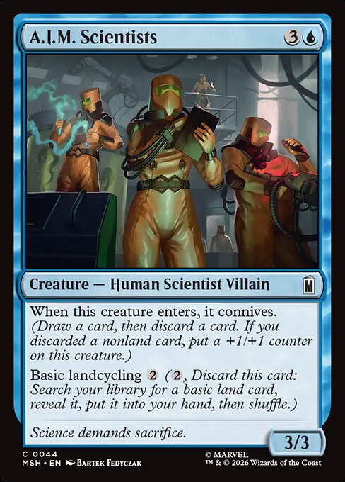 MTG A.I.M. Scientists MSH 044 Regular Foil
