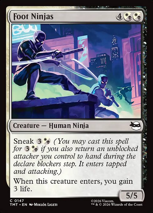 MTG Foot Ninjas TMT 147 Regular Nonfoil