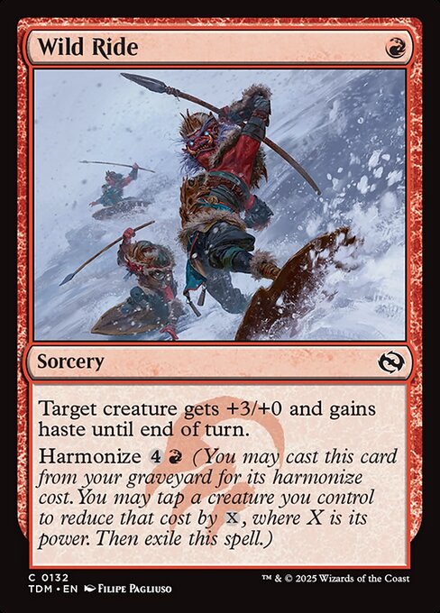 MTG Wild Ride TDM 132 Regular Foil