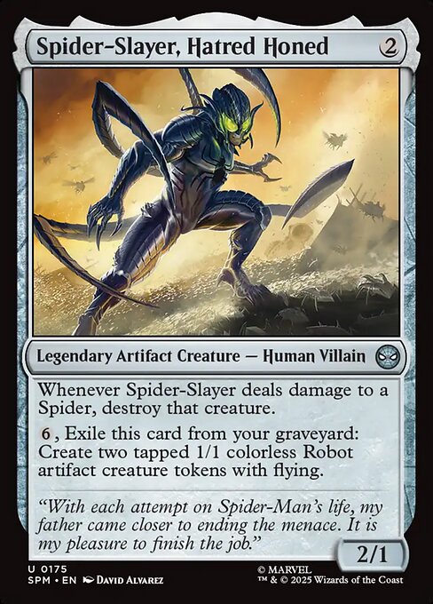 MTG Spider-Slayer, Hatred Honed SPM 175 Regular Foil