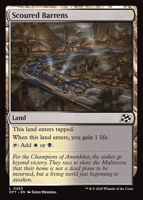 MTG Scoured Barrens DFT 263 Regular Nonfoil