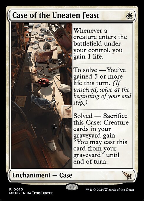 MTG Case of the Uneaten Feast MKM 010 Regular Foil