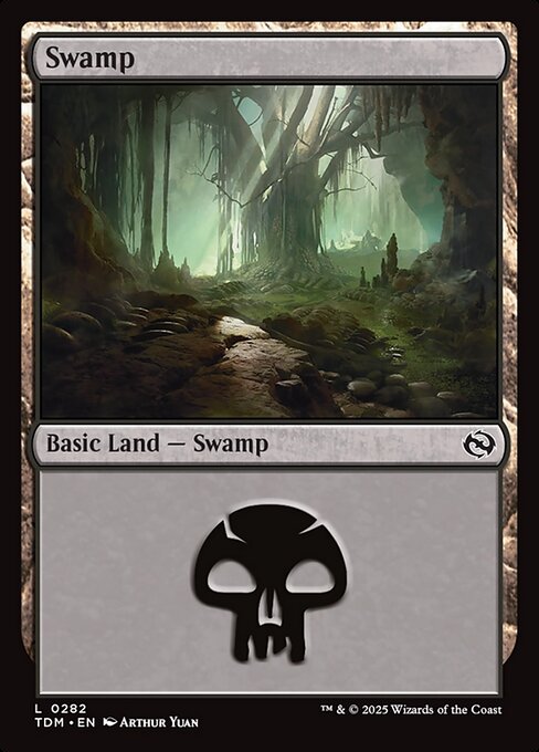 MTG Swamp TDM 282 Regular Nonfoil