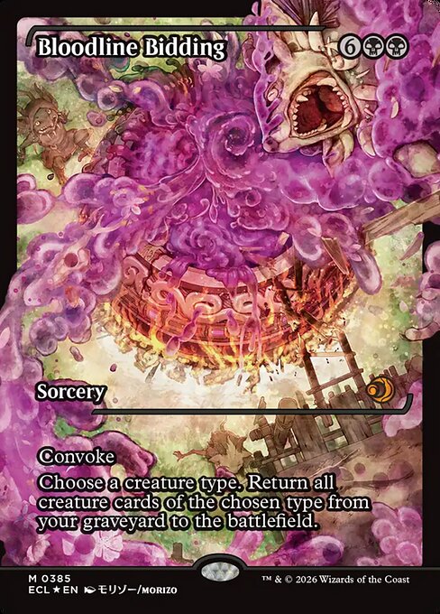 MTG Bloodline Bidding ECL 385 Full Art Foil