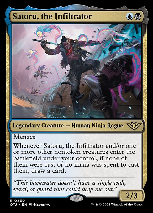 MTG Satoru, the Infiltrator OTJ 230 Regular Foil