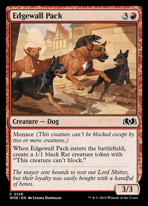 MTG Edgewall Pack WOE 126 Regular Foil