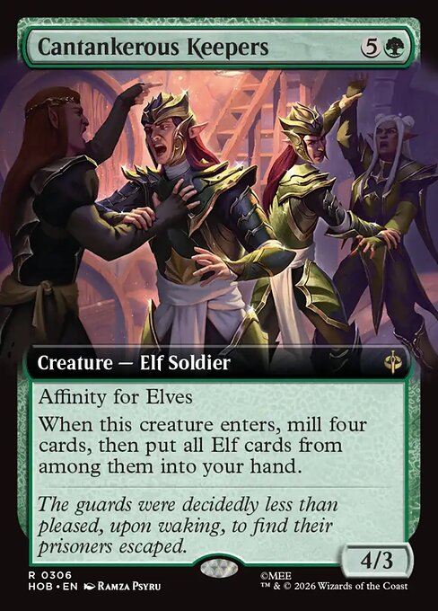 MTG Cantankerous Keepers HOB 306 Alternate Art Foil