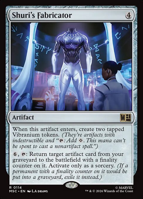 MTG Shuri's Fabricator MSC 114 Regular Nonfoil