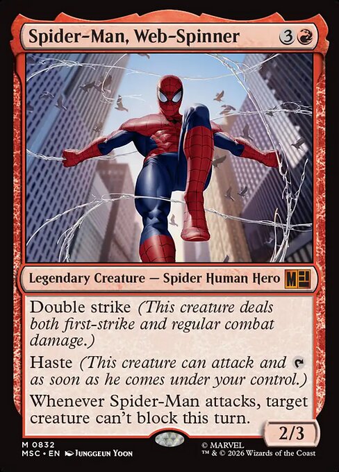 MTG Spider-Man, Web-Spinner MSC 832 Regular Nonfoil
