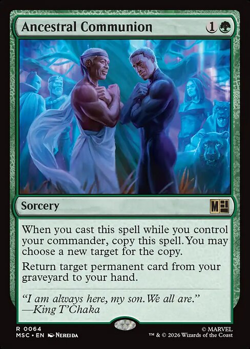 MTG Ancestral Communion MSC 064 Regular Nonfoil
