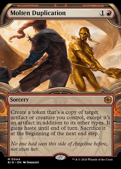 MTG Molten Duplication BIG 044 Showcase Vault Frame Nonfoil