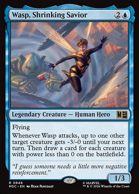 MTG Wasp, Shrinking Savior MSC 646 Regular Nonfoil