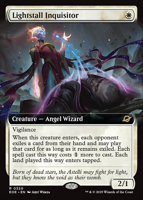 MTG Lightstall Inquisitor EOE 320 Extended Art Nonfoil