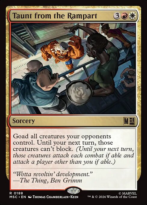 MTG Taunt from the Rampart MSC 188 Regular Surge Foil