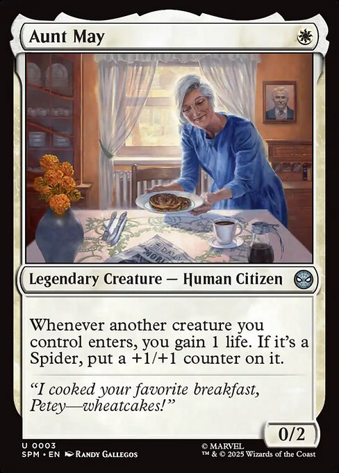 MTG Aunt May SPM 003 Regular Foil