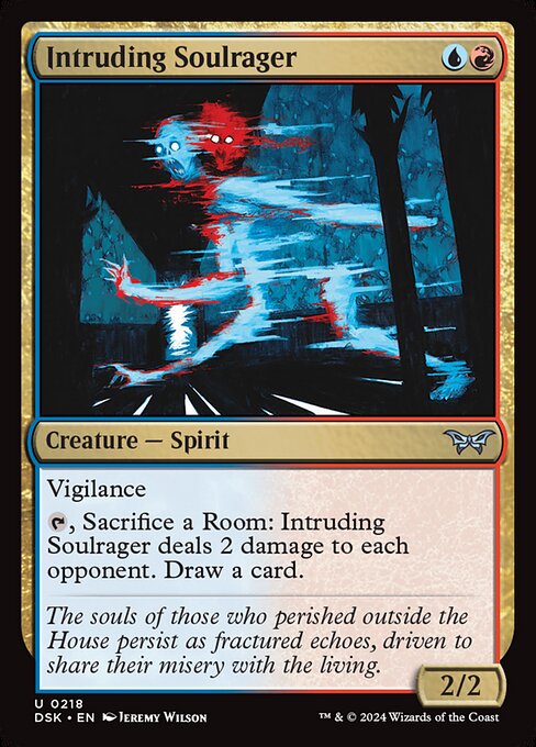 MTG Intruding Soulrager DSK 218 Regular Nonfoil