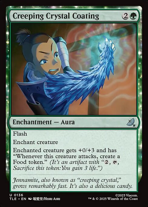 MTG Creeping Crystal Coating [TLE 136] Foil