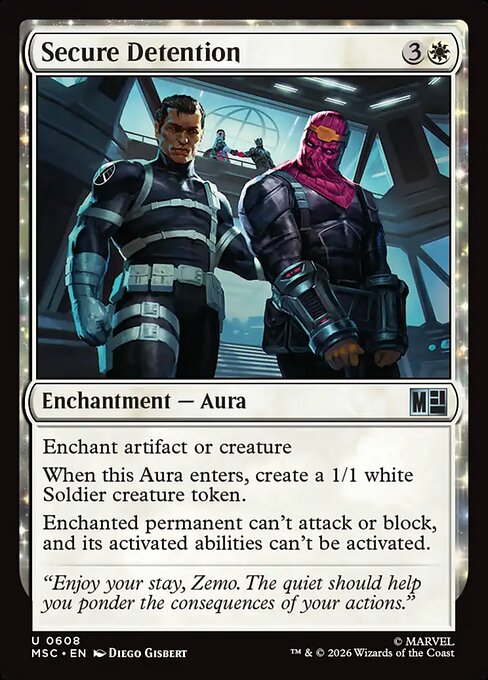 MTG Secure Detention MSC 608 Regular Foil