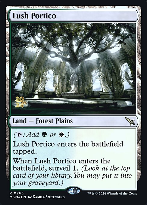 MTG Lush Portico PMKM 263s Prerelease Foil