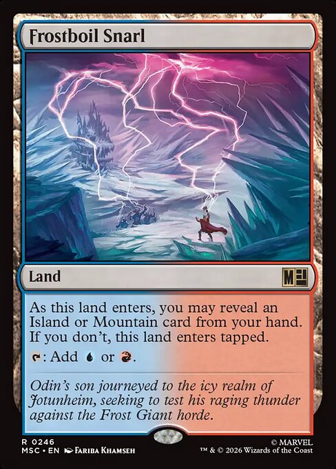 MTG Frostboil Snarl MSC 246 Regular Surge Foil