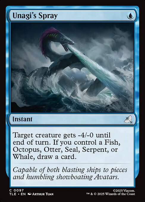 MTG Unagi's Spray [TLE 097] Nonfoil
