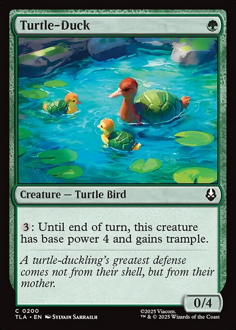 MTG Turtle-Duck TLA 200 Regular Foil