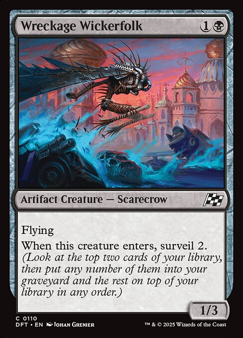 MTG Wreckage Wickerfolk DFT 110 Regular Foil