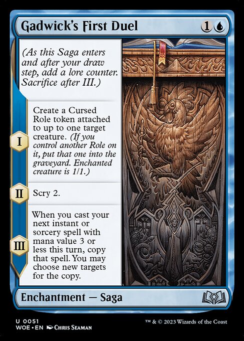 MTG Gadwick's First Duel WOE 051 Regular Foil