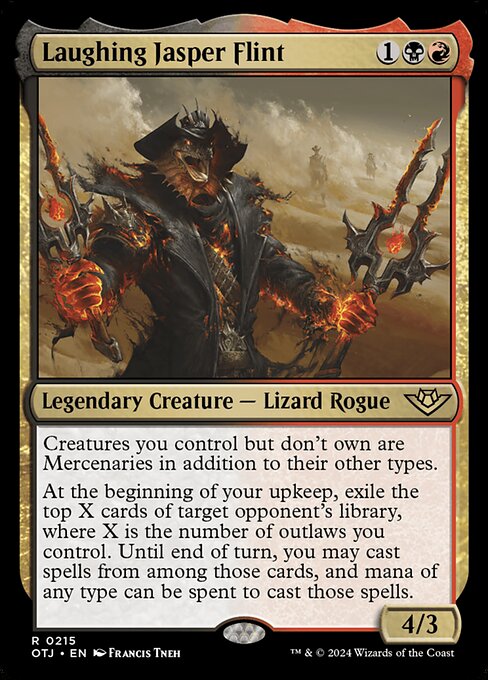 MTG Laughing Jasper Flint OTJ 215 Regular Foil