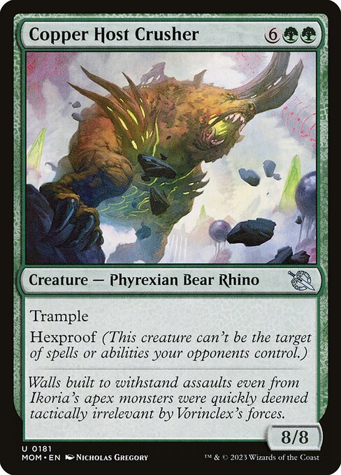 MTG Copper Host Crusher MOM 181 Regular Foil