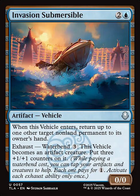 MTG Invasion Submersible TLA 057 Regular Nonfoil