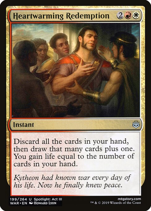 MTG Heartwarming Redemption WAR 199 Standard Foil front