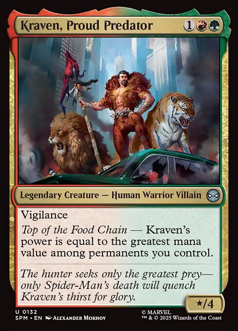 MTG Kraven, Proud Predator SPM 132 Regular Foil
