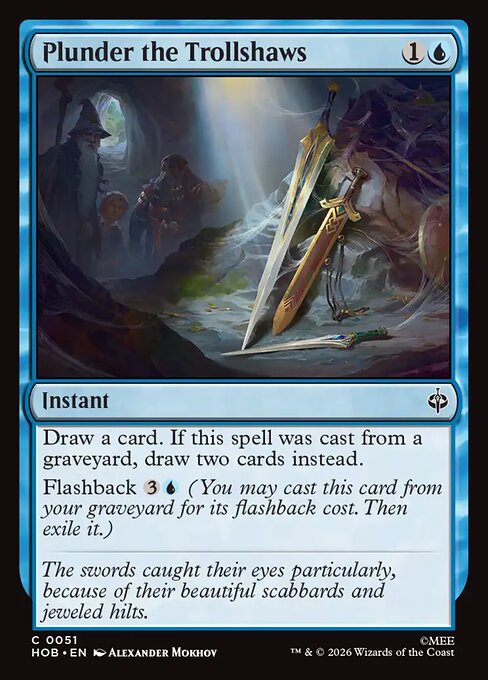 MTG Plunder the Trollshaws HOB 051 Regular Nonfoil