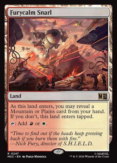 MTG Furycalm Snarl MSC 247 Regular Nonfoil
