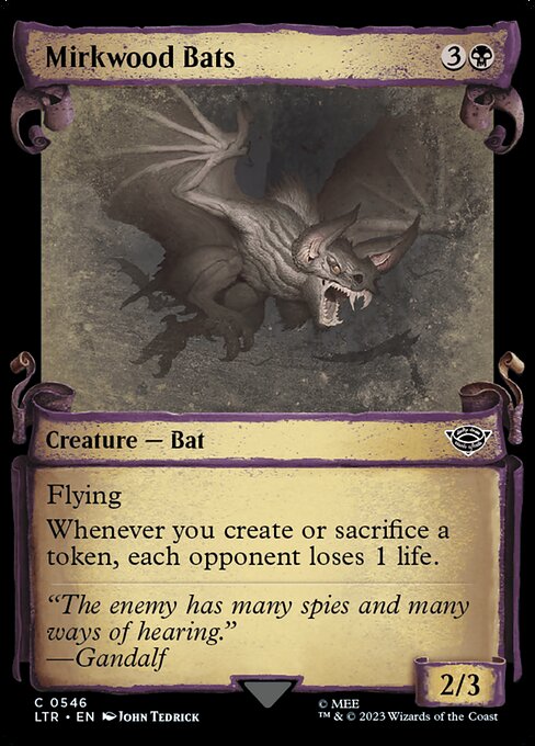 MTG Mirkwood Bats LTR 546 Showcase Scrolls of Middle-earth Nonfoil
