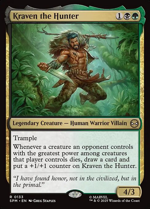 MTG Kraven the Hunter SPM 133 Regular Foil