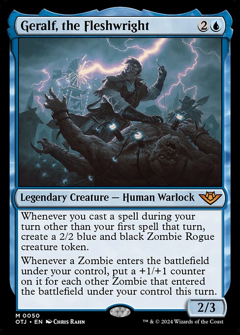 MTG Geralf, the Fleshwright OTJ 050 Regular Foil