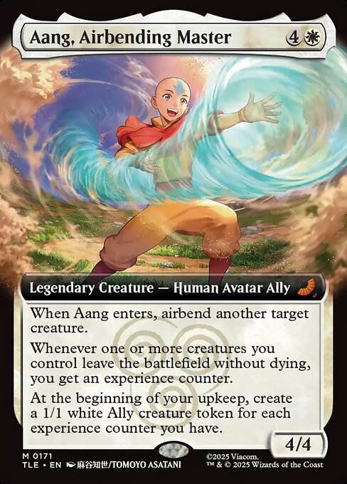 MTG Aang, Airbending Master [TLE 171] Nonfoil