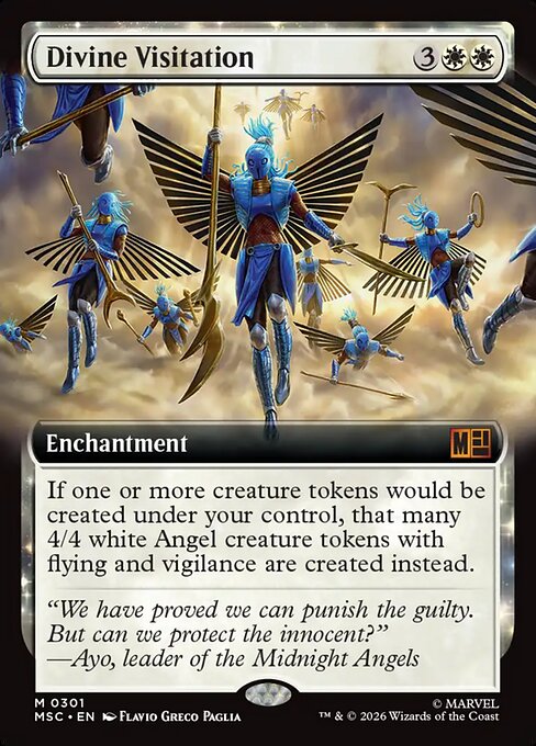 MTG Divine Visitation MSC 301 Extended Art Nonfoil