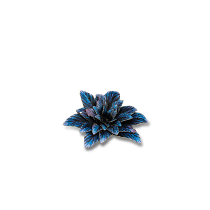 Close-up of an assembled Alien Rosette laser-cut plant showing realistic leaf shape, colour and fine cut details.