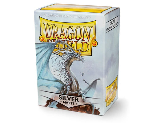 Dragon Shield Sleeves – Matte – Silver