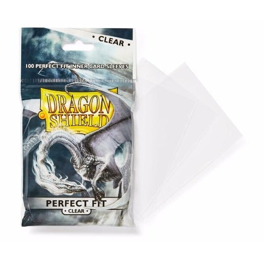 Dragon Shield: Perfect Fit Inner Sleeves 100pc – Clear