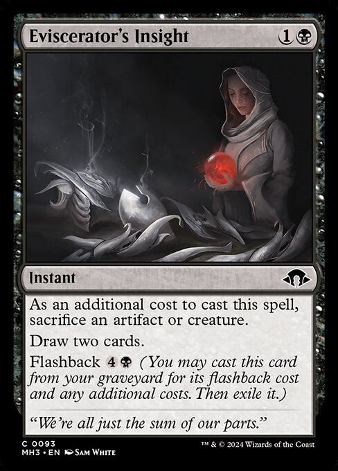 MTG Eviscerator's Insight MH3 093 Regular Foil